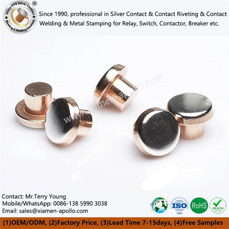 Bimetal Rivet Contact Bimetal Rivet Contact