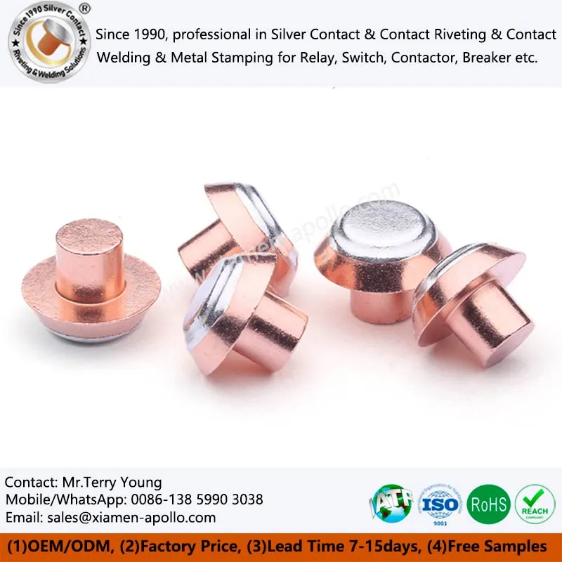 Cap Silver Contacts for Latching Relay