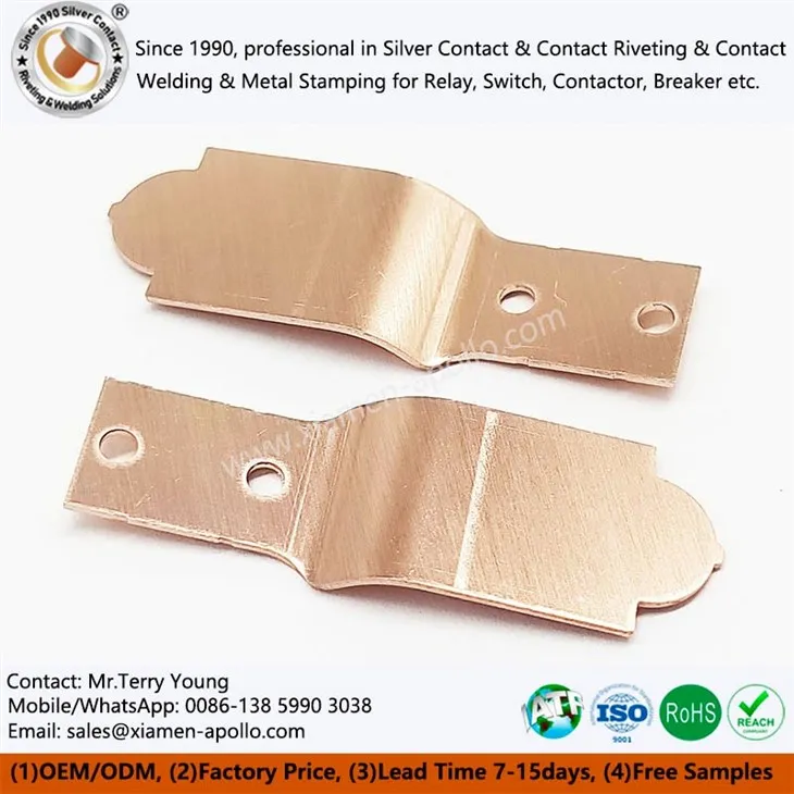 Precision Stamped Copper Contacts