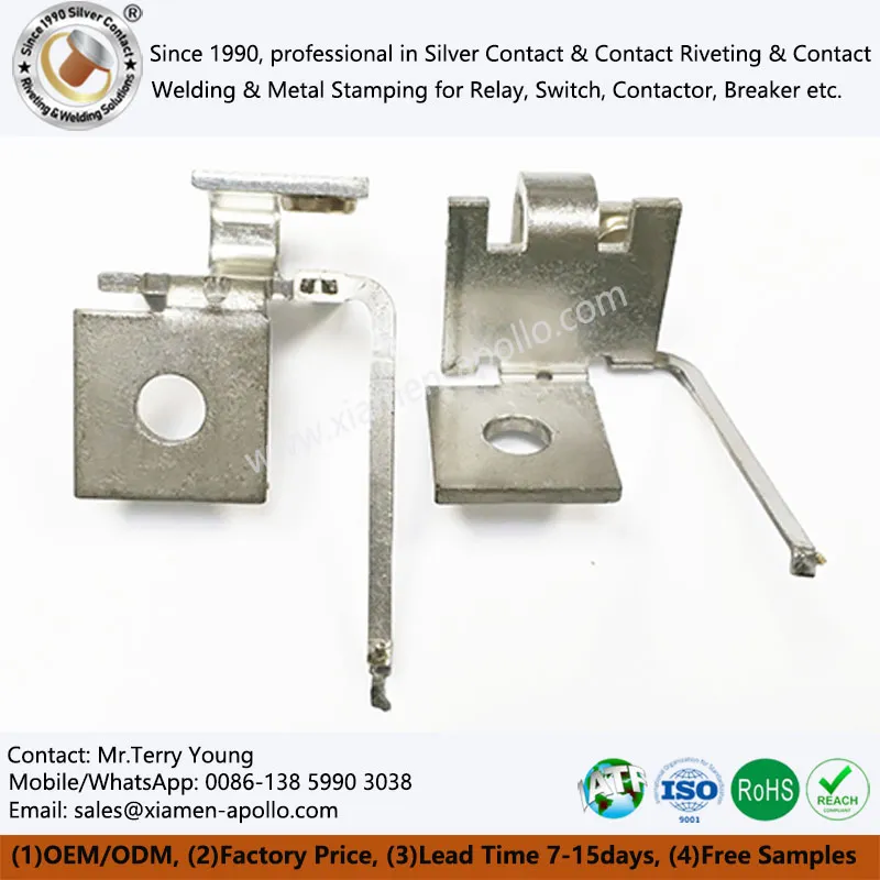 Tấm đồng dập cho rơle EV