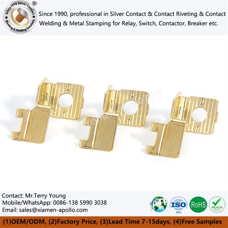 Electrical Brass Press Parts For Switch Socket