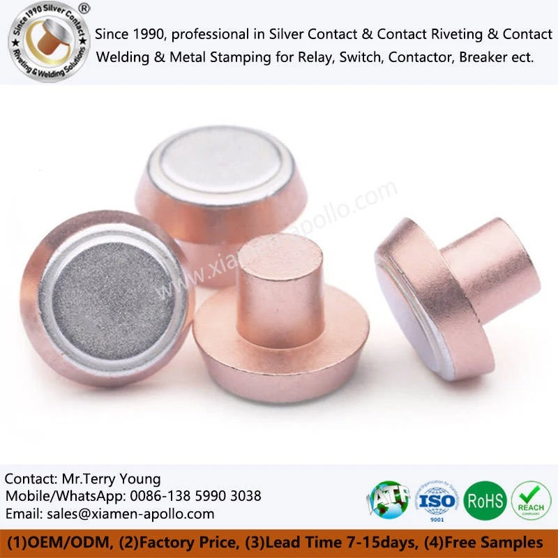 Mushroom Shape Silver Contacts
