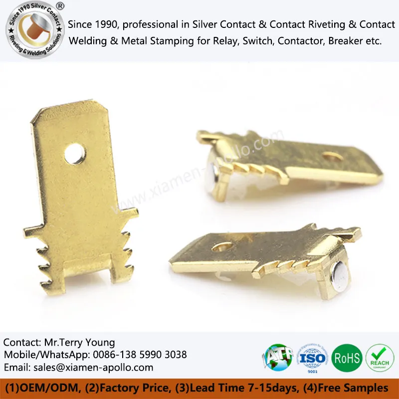 Electrical Contact Stamping Brass Parts Custom Electrical Contact Stamping Brass Parts Custom