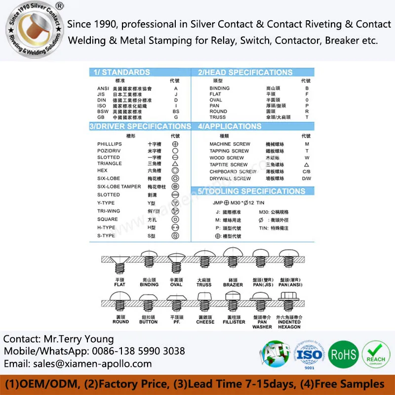 OEM Screw Rivet OEM Screw Rivet