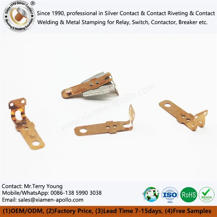 Các bộ phận đồng beryllium có đinh tán