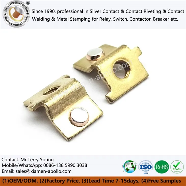 Các bộ phận đinh tán bằng bạc và đồng thau