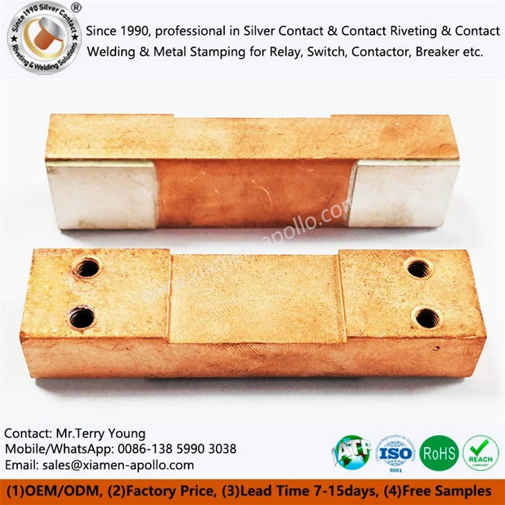 Train Electrical Switch Silver Contact Brazing