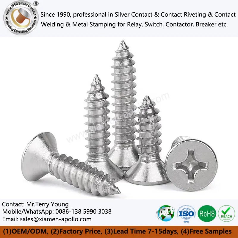 Vít chìm bằng thép không gỉ