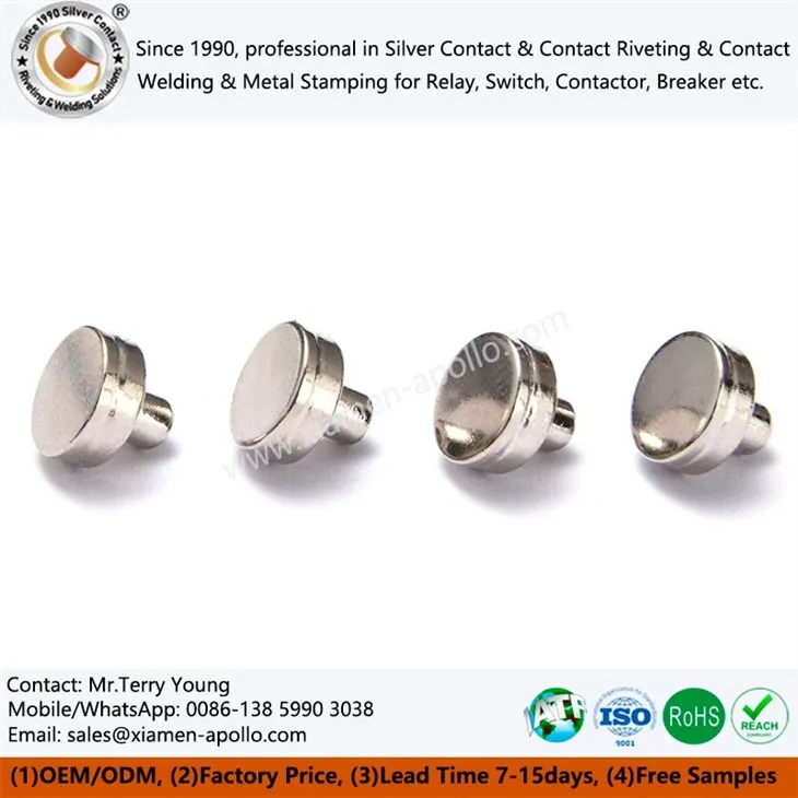 Tungsten Contact Rivets